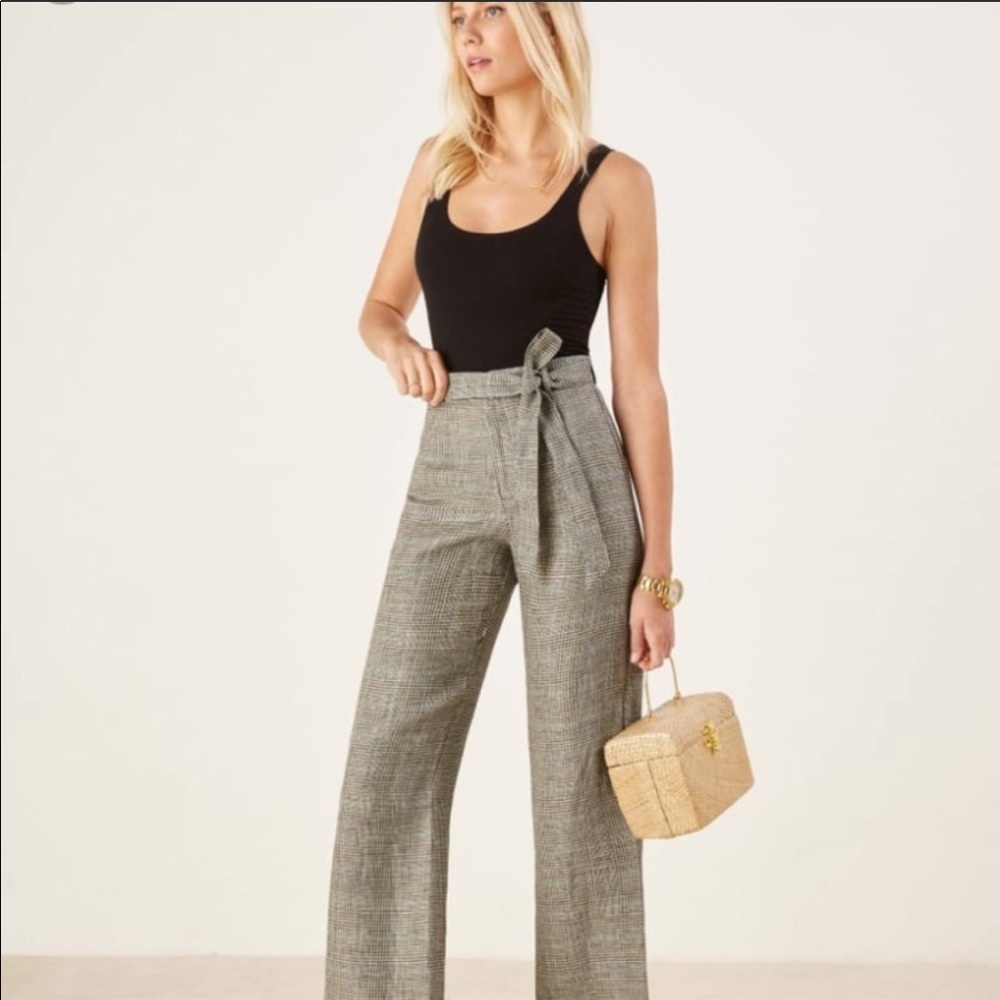 Reformation Saylor Pant, Canterbury, Size 2